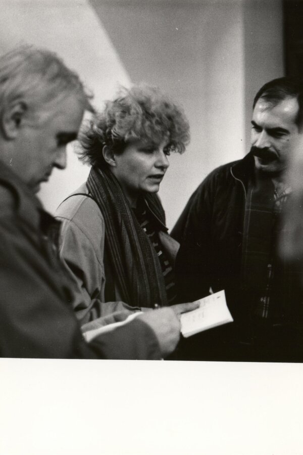 zleva Josef Chloupek, Bohuslava Olešová, Ivan Benža